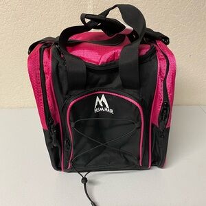 Pink and Black Women's Bowling Ball Bag